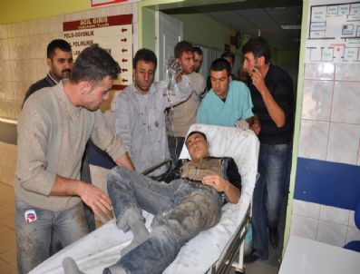 BURSA DEVLET HASTANESI - İkinci Kattan Düşen İşçi Ağır Yaralandı