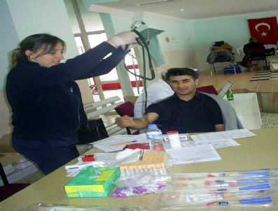 Şehit Engin Eker İlköğretim Okulu'nda Kan Bağışı Kampanyası