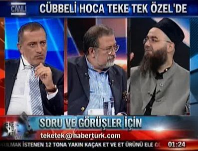 Cübbeli Ahmet Hoca Haber Türk Tv'de Teke Tek programına konuk oldu