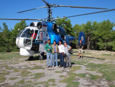 OYMAPıNAR - Görev Süresi Dolan Helikopterle Son Uçuş