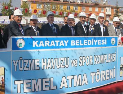 BÜLENT GEDİKLİ - Karatay'da, Olimpik Yüzme Havuzu Temeli Atıldı