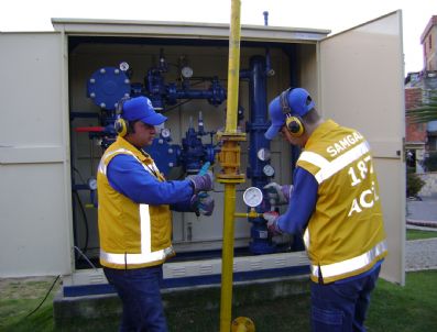Samgaz 187 Doğal Gaz Acil Servisi 24 Saat Hizmet Veriyor