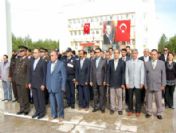 Samsat İlçesinde 29 Ekim Kutlamaları Çelenk Sunumu İle Başladı