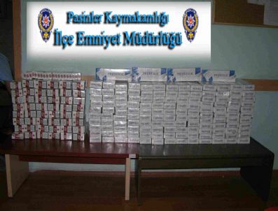 Pasinler'de Kaçak Sigara Operasyonu