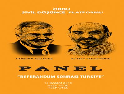 HÜSEYİN GÜLERCE - Ordu Sivil Düşünce Platformu'ndan Panel