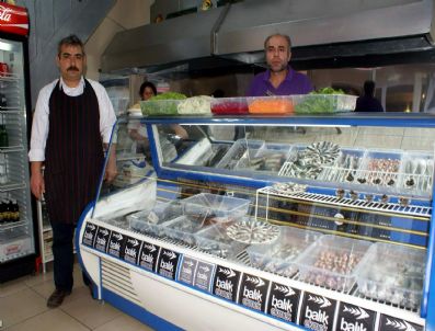 Balıkesir'de 12 Kiloluk Dev Akya Balığı, 'Balık Ekmek'te Satışa Çıkarıldı