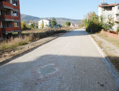 Çaycuma'da Beton Parke Yol Çalışmaları