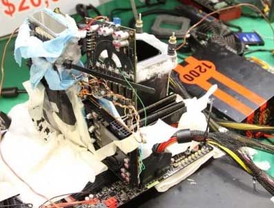 GeForce GTX 580 hızaşırtma sonucu 1200Mhz güce ulaştı