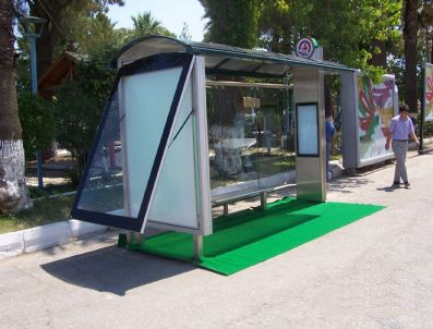 SÜLEYMAN ERDOĞAN - Denizli'deki Otobüs Duraklarına Ab Standardı