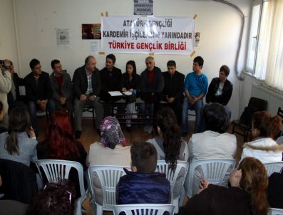 DIKILITAŞ - Türkiye Gençlik Birliği'nden Kardemir İşçilerine Destek