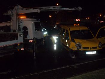 Zonguldak'ta trafik kazası:1 yaralı