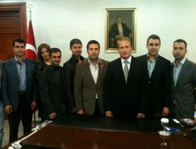 SÜLEYMAN OĞUZ - Ak Parti Gençlik Kollarından Emniyet Müdürüne Ziyaret