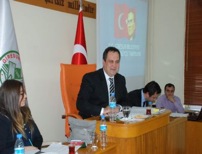 Giresun Belediyesi Meclis Toplantısı