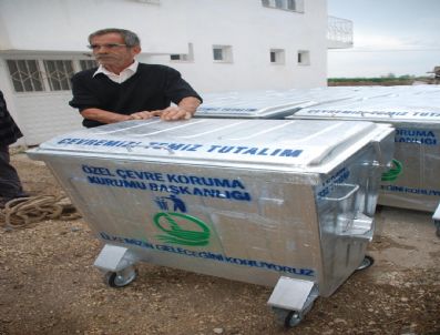 FATIH DAMATLAR - Öçk'dan Köylere Çöp Konteynırı