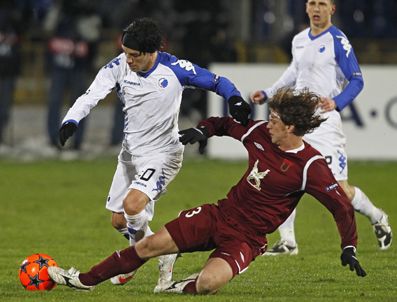 KAZANLı - Rubin Kazan Kopenhag'ı tek golle geçti
