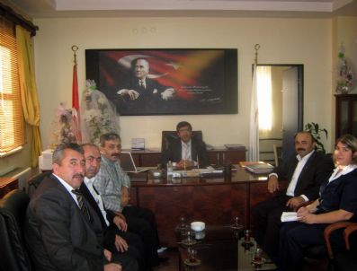 İSMAIL AYDıN - Türk Sağlık-sen'den Kars Devlet Hastanesi Başhekimine Ziyaret