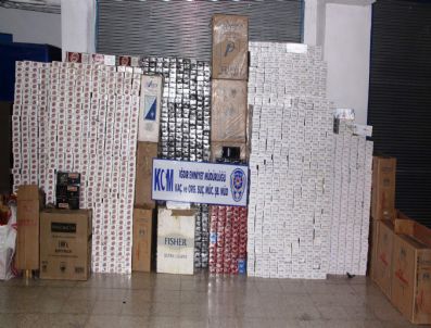 Iğdır'da 7 Bin 323 Karton Kaçak Sigara Ele Geçirildi