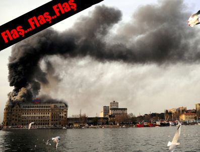 Haydarpaşa Garı cayır cayır yandı