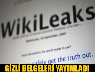 ABD DıŞIŞLERI BAKAN YARDıMCıSı - Wikileaks merakla beklenen belgeleri yayımladı
