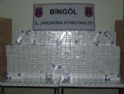 Bingöl'de 15 Bin Paket Kaçak Sigara Ele Geçirildi