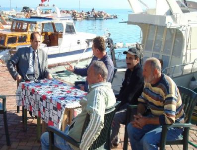 OSMAN TUNÇ - Edremit'te Balıkçılar, Kaymakama Dert Yandı
