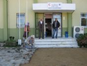 Küçücek Sağlık Ocağının Bahçesi Parke Taşı Döşeniyor