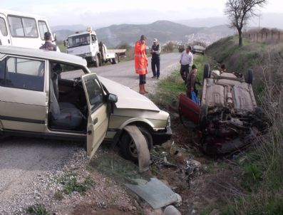 BOSTANDERE - Çan'da Trafik Kazası: 1 Ölü, 2 Yaralı
