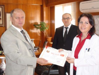 Gediz'de Sağlıkçılara Ödül