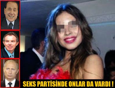 BERLUSCONI - Esrar partisinde Putin ve Blair de vardı!