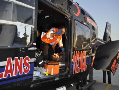 HALIL ŞENER - Hava Ambulansı Hayat Kurtarmaya Devam Ediyor