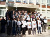 Kesk Ve Esm Üyeleri Dsi Önünda Eylem Yaptı