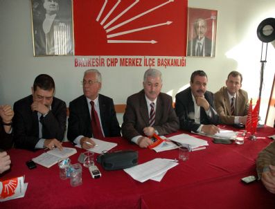 BALıKESIR MERKEZ - Chp Balıkesir Teşkilatında İlçe Başkanları Ve Kurultay Delegeleri Toplandı