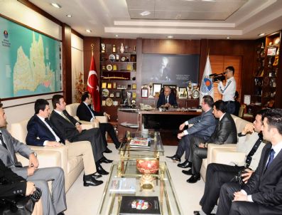 MERSINLI - Genç İşadamlarından Sığırcıkoğlu'na Ziyaret