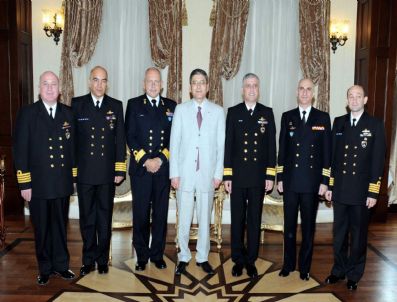 FUAT ERGÜN - Mavi Balina-10 Tatbikatı Komutanlarından Valiliğe Ziyaret