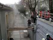 İstanbul Teknik Üniversitesi'nde çıkan yangın okulda paniğe neden oldu.