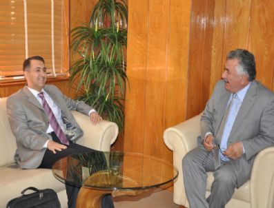 SELIM SADAK - Mülkiye Başmüfettişinden Başkan Sadak'a Nezaket Ziyareti