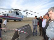 Giresun'un Tirebolu İlçesine Zorunlu İniş Yapan Rus Helikopteri
