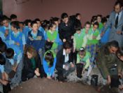 Kasımlı İlköğretim Öğrencileri 500 Adet Ceviz Tohumu Ekti