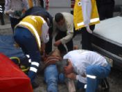 Alkollü Sürücü Polisin Kullandığı Motosiklete Çarptı