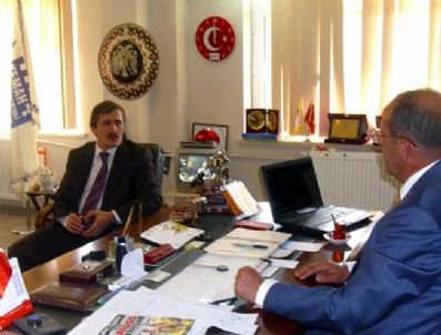 İLYAS ÇAPOĞLU - Rektör Çapoğlu'ndan, Başkan Şanal'a Ziyaret