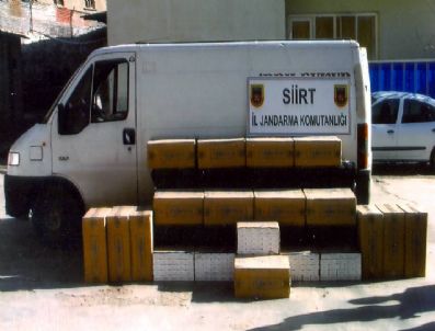 Siirt'te 24 Bin Paket Kaçak Sigara Ele Geçirildi