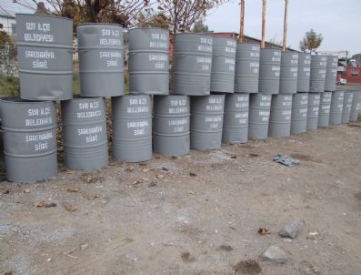 Köylere 750 Çöp Bidonu Dağıtıldı