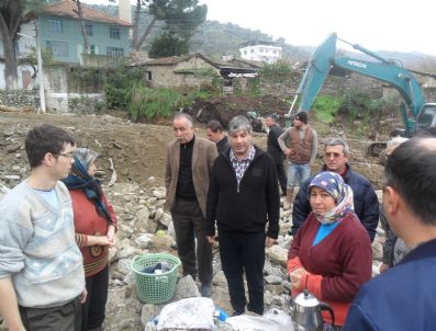 VIRANE - Dp'den Güdüşlü Köyüne Ziyaret