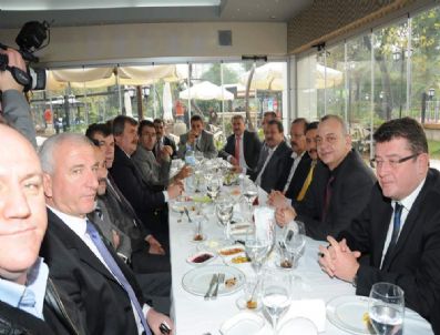 KADIR DAŞ - Başkan Ergün, İlçe Ve Belde Belediye Başkanlarıyla Buluştu