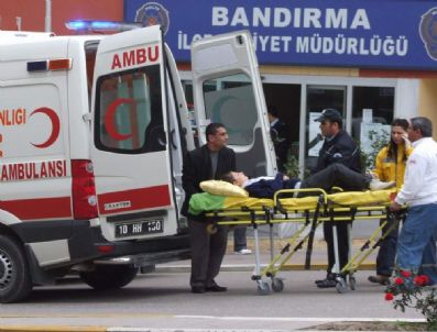 Bandırma'da Trafik Kazası: 1 Yaralı