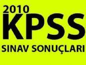 28 Kasım KPSS Sonuçları - 20 Aralık 2010
