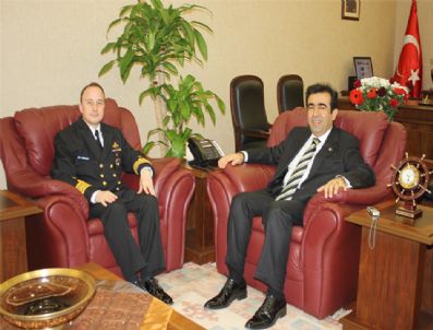 DENIZ HARP OKULU - Yarbay Öztekin'den Güzeloğlu'na Ziyaret