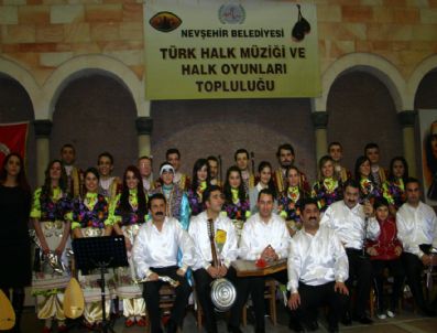Nevşehir'de Türk Halk Müziği Konseri