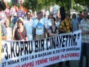 Boğaza yapılması planlanan 3. köprüye 'Hayır' dediler