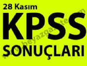 ÖSYM 28 Kasım 2010 KPSS Ortaöğretim Önlisans sınav sonuçları (OSYM.GOV.TR)